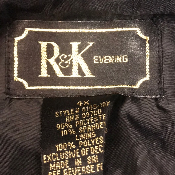 R&K evening jacket size 4X - Picture 10 of 12